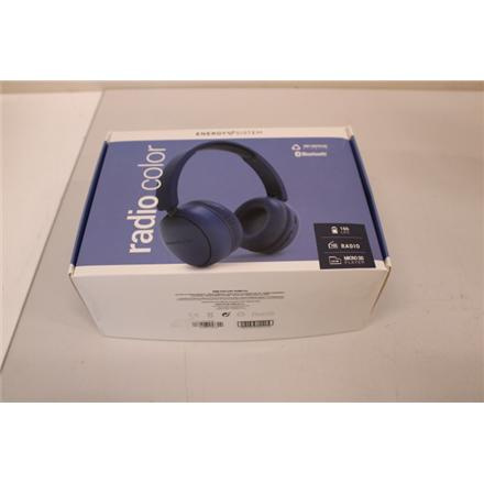 Восстановленный. Energy Sistem Radio Color Wireless Headphones with FM radio, Indigo | Energy Sistem | DAMAGED PACKAGING, SCRATCHES ON SIDES 457700SO