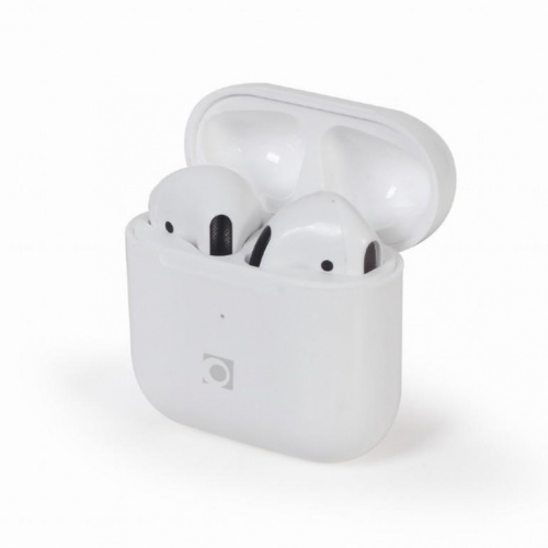 Kõrvaklapid mikrofoniga BLUETOOTH VALLETTA/Valge TWS-MLA-GW GEMBIRD