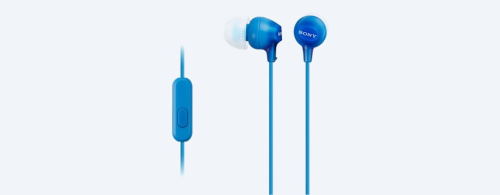 Sony Kõrvaklapid mikrofoniga MDR-EX15AP Blue