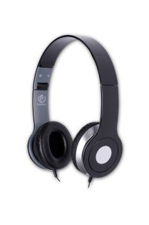 Rebeltec CITY Black ster headphone with microph.