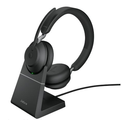 Jabra Kõrvaklapid mikrofoniga Evolve2 65 Stand Link380a MS Stereo Must
