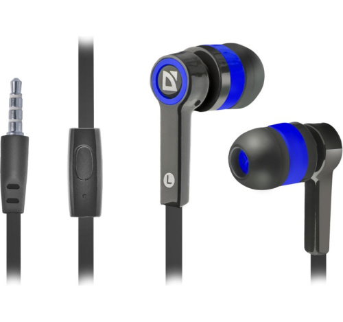 Defender Wired earphones PULSE 420 Black-blue