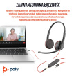 HP Poly Blackwire 3225 Stereo USB-C Kõrvaklapid mikrofoniga +3.5mm Plug +USB-C/A Adapter WLONONWCRCLU1