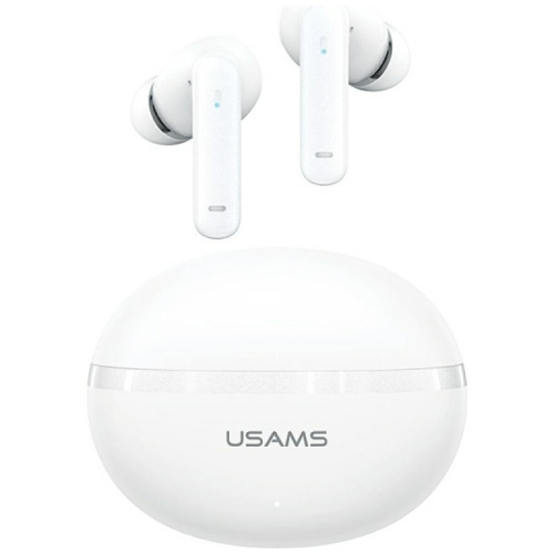 USAMS Bluetooth headphones TWS E02 ANC+ENC Белый