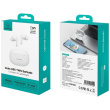 USAMS Bluetooth headphones 6.0 E05 TWS Valge