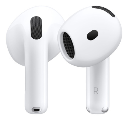Apple AirPods (4th generation) AirPods 4 Headset Wireless In-ear Calls/Music/Sport/Everyday Bluetooth Белый