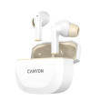 CANYON Headset HEXAGON 7 TWS ANC+ENC Wireless Charge Белый Beige
