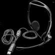 LOGITECH PC960 Corded Stereo Headset Black - USB