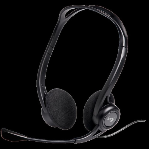 LOGITECH PC960 Corded Stereo Headset Black - USB