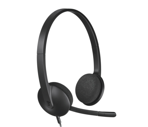 LOGITECH H340 USB Headset Черный