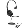 Jabra Evolve2 50 - USB-C/A MS Mono (without Bluetooth)