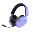 Trust GXT 491P FAYZO Headset Wired & Wireless Head-band Gaming USB Type-A Bluetooth Черный, Purple