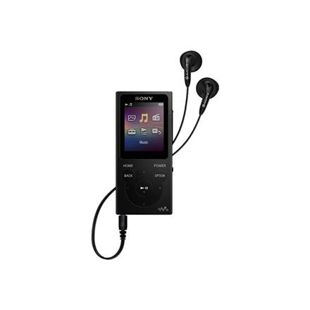 Sony Walkman NW-E394B MP3 Player with FM radio, 8GB, Black | MP3 Player with FM radio | Walkman NW-E394B | Internal memory 8 GB | FM | USB connectivity