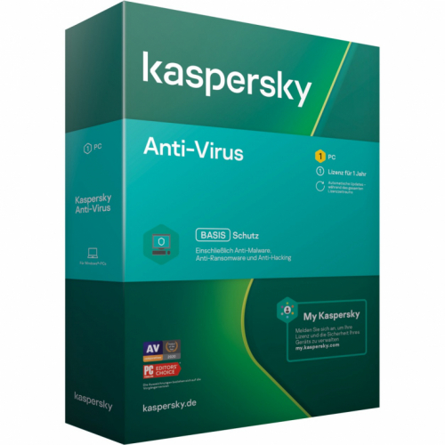 Kaspersky Anti-Virus - 1 Device, 1 Year - Box