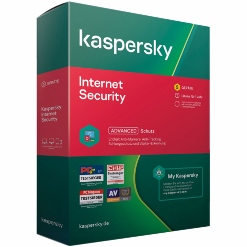 Kaspersky Internet Security - 3 Devices, 1 Year - Box