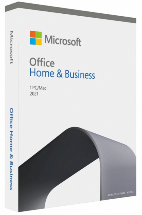  Microsoft Office Home and Business 2021 - Box pack - 1 PC/Mac - medialess, P8 - Win, Mac - English - Eurozone 