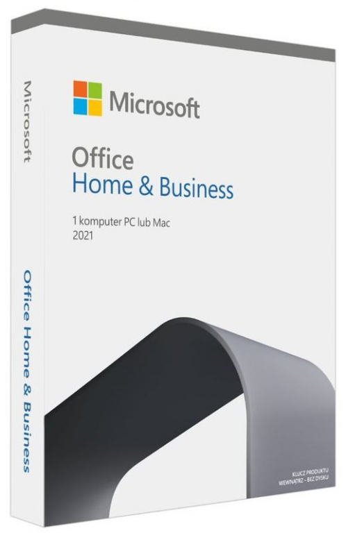 Microsoft Office Home & Business 2021 PL P8 Win/Mac Medialess Box T5D-03539 Successor of P/N: T5D-03319