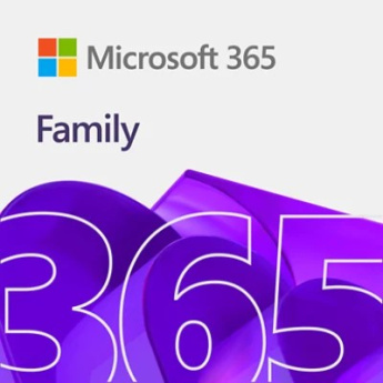 Microsoft 365 Family - 6 PC/MAC. 1 Year - DE - Box