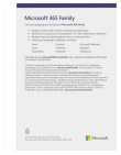 Microsoft M365 Family PL 1Y 6U Win/Mac EP2-3238