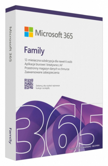 Microsoft M365 Family PL 1Y 6U Win/Mac EP2-3238