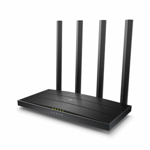TP-Link Archer C6 - AC1200 Wireless router - 4-port switch - GigE - 802.11a/b/g/n/ac - Dual Band 