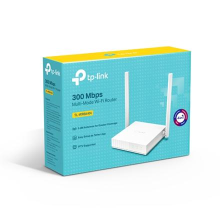 TP-Link TL-WR844N - Wireless router - 4-port switch - Wi-Fi - 2.4 GHz - 300 Mbit/s