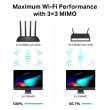 TP-Link Archer C80 - Wireless router - MU-MIMO AC1900 - 4-Port Gigabit Switch- Wi-Fi 5 - Dual Band