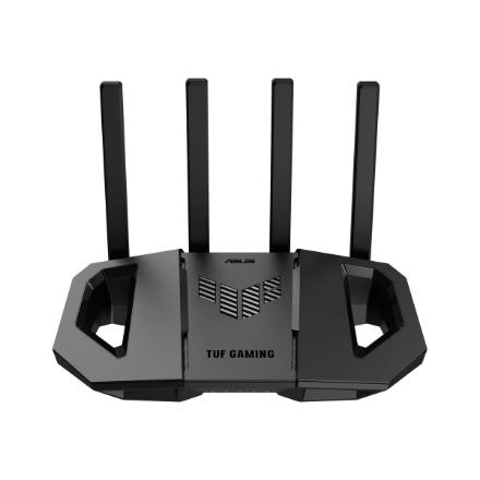 Asus Dual-band Gaming Router | TUF-BE3600 | 802.11ax | 10/100/1000 Mbit/s | Ethernet LAN (RJ-45) ports 5 | Mesh Support Yes | MU-MiMO No | No mobile broadband | Antenna type External | 1x USB 3.2 Gen 1