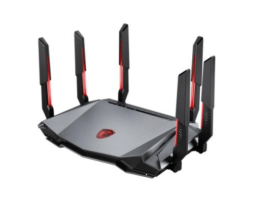 Wireless Router|MSI|Wireless Router|6600 Mbps|IEEE 802.11a|IEEE 802.11b|IEEE 802.11g|IEEE 802.11n|IEEE 802.11ac|IEEE 802.11ax|USB 3.0|4x10/100/1000M|1x2.5GbE|LAN \ WAN ports 1|GRAXE66