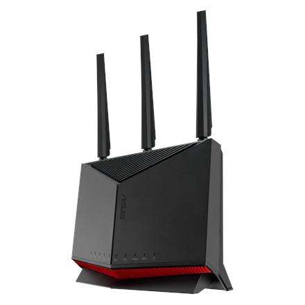 Wireless Wifi 7 Dual Band Gigabit Router | RT-BE86U | 802.11be | 6800 Mbit/s | Ethernet LAN (RJ-45) ports 5 | Mesh Support Yes | MU-MiMO No | 4G/5G | Antenna type External/Internal | 2