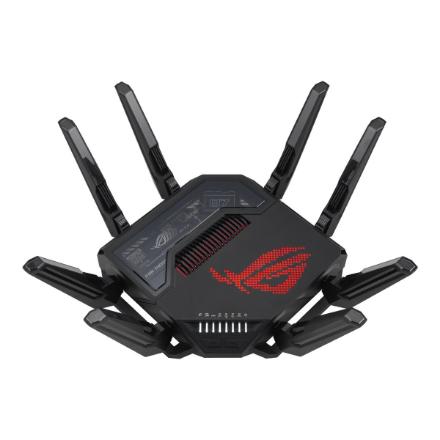 Quad-band Gaming Router (EU+UK) | ROG Rapture GT-BE98 | 802.11ax | 10/100/1000 Mbit/s | Ethernet LAN (RJ-45) ports 1 | Mesh Support Yes | MU-MiMO Yes | 5G | Antenna type External | 1 x USB 3.2 Gen1, 1 x USB 2.0