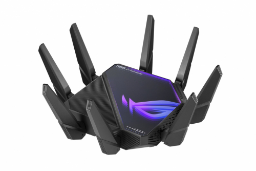 Asus | Wifi 6 802.11ax Quad-band Gigabit Gaming Router | ROG GT-AXE16000 Rapture | 802.11ax | 1148+4804+4804+48004 Mbit/s | 10/100/1000 Mbit/s | Ethernet LAN (RJ-45) ports 4 | Mesh Support Yes | MU-MiMO Yes | No mobile broadband | Antenna type External/In