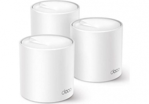 Wireless Router|TP-LINK|Wireless Router|3-pack|2900 Mbps|Mesh|Wi-Fi 6|3x10/100/1000M|Number of antennas 2|DECOX50(3-PACK)