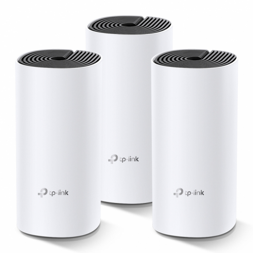 TP-Link Deco M4 mesh Wi Fi set 3-Pack - AC1200 - 2× Gigabit Ports - 370 m2