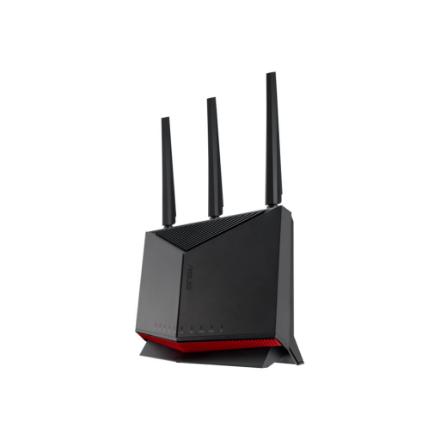 Wireless Wifi 7 Dual Band Gigabit Router | RT-BE86U | 802.11be | 6800 Mbit/s | Ethernet LAN (RJ-45) ports 5 | Mesh Support Yes | MU-MiMO No | 4G/5G | Antenna type External/Internal | 2