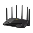 Dual Band WiFi6 Gigabit Router | TUF Gaming AX6000 | 802.11ax | 1148+4804 Mbit/s | 10/100/1000 Mbit/s | Ethernet LAN (RJ-45) ports 5 | Mesh Support Yes | MU-MiMO Yes | No mobile broadband | Antenna type External