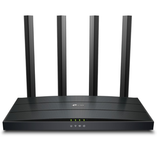 TP-LINK Router AX1500 Dual-Ban Wi-Fi 6 SPEED: 300 Mbps at 2.4 GHz + 1201Mbps at 5 GHz SPEC: 4