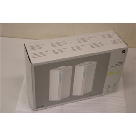 Taastatud. Xiaomi Mesh System AX3000 NE(2 pack) EU | Mesh System | AX3000 NE (2-pack) | 802.11ax | 10/100/1000 Mbit/s | Ethernet LAN (RJ-45) ports 4 | Mesh Support Yes | MU-MiMO No | No mobile broadband | 3 month(s) | USED AS DEMO