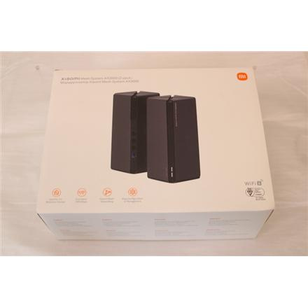 Taastatud. Xiaomi Mesh System AX3000(2-pack) | Mesh System | AX3000 (2-pack) | 802.11ax | 574+2402 Mbit/s | Ethernet LAN (RJ-45) ports 3 | Mesh Support Yes | MU-MiMO No | No mobile broadband | Antenna type Internal | 6 month(s) | DEMO