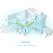 TP-LINK Whole Home Mesh WiFi 6 System Deco X50(3-pack ) AX3000