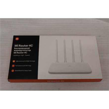 Renew. Xiaomi Mi Router 4C | Xiaomi Mi Router 4C | 802.11n | 300 Mbit/s | Ethernet LAN (RJ-45) ports 3 | Antenna type 4 External Antennas | 6 month(s) | DEMO