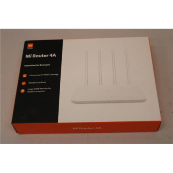 Renew. Xiaomi Mi Router 4A | Xiaomi Mi Router 4A | 802.11ac | 300 Mbit/s | Ethernet LAN (RJ-45) ports 3 | MU-MiMO Yes | Antenna type 4 External Antennas | 6 month(s) | DEMO, MISSING MANUALS