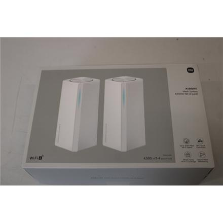 Renew. Xiaomi Mesh System AX3000 NE(2 pack) EU | Xiaomi Mesh System | AX3000 NE (2-pack) | 802.11ax | 10/100/1000 Mbit/s | Ethernet LAN (RJ-45) ports 4 | Mesh Support Yes | MU-MiMO No | No mobile broadband | 6 month(s) | DEMO