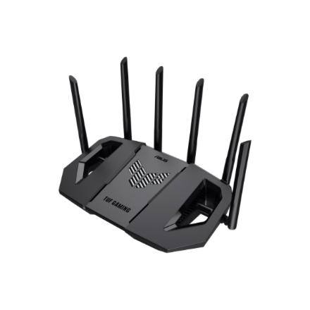 Asus TUF-BE9400 Tri-Band WiFi 7 Gaming Router, EU+UK | 802.11ax | 688/2885/5764 Mbit/s | Ethernet LAN (RJ-45) ports 3 | Mesh Support Yes | MU-MiMO Yes | 4G/5G