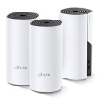 Whole Home Mesh WiFi System | Deco M4 (3-Pack) | 802.11ac | 300+867 Mbit/s | 10/100/1000 Mbit/s | Ethernet LAN (RJ-45) ports 2 | Mesh Support Yes | MU-MiMO Yes | No mobile broadband | Antenna type 2xInternal | No