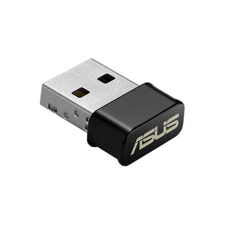 Asus | USB-AC53 NANO AC1200 Dual-band USB MU-MIMO Wi-Fi Adapter | 2.4GHz/5GHz | USB Dongle 90IG03P0-BM0R10