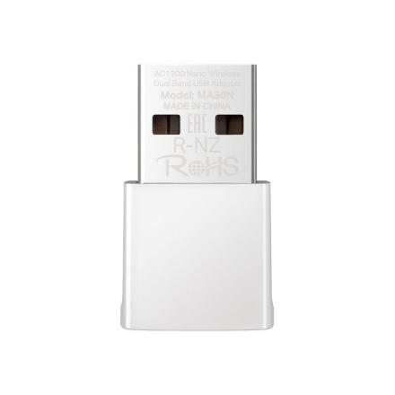 Mercusys AC1300 Nano Wireless Dual Band USB Adapter | Mercusys | AC1300 Nano Wireless Dual Band USB Adapter MA30N