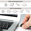 Qoltec DUAL WiFi adapter 2x2dBi Standard AC,USB3.0