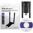 Qoltec DUAL WiFi adapter 2x2dBi Standard AC,USB3.0