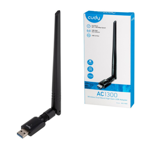 Cudy WU1400 network card WLAN 867 Mbit/s